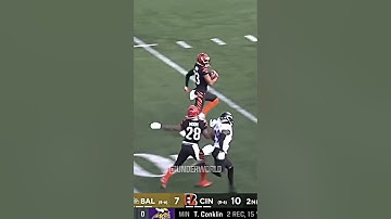 Tyler Boyd Flips Into The Endzone 🥶 #shorts