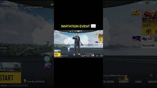 BGMI INVITATION EVENT bgmi me invitation event se free me material 4.4 update