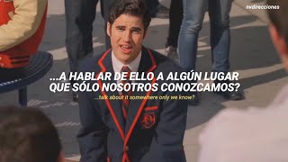 Glee [ Darren Criss ] - Somewhere only we know // sub. español