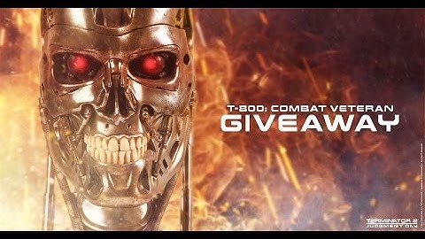 Terminator Endoskeleton Life-Size Bust Giveaway - WINNER SELECTED