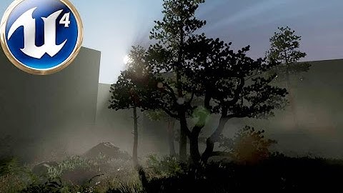 Creating an Unreal Engine 4 Environment (Lighting Test for Light Shafts)