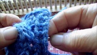 correcting a mis crossed cable after the knitting is finished