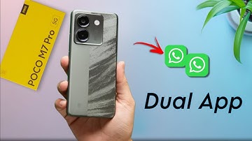 Poco M7 Pro: How to Make Dual Whatsapp ⚡ Poco M7 Pro me Dual App Kaise Kare