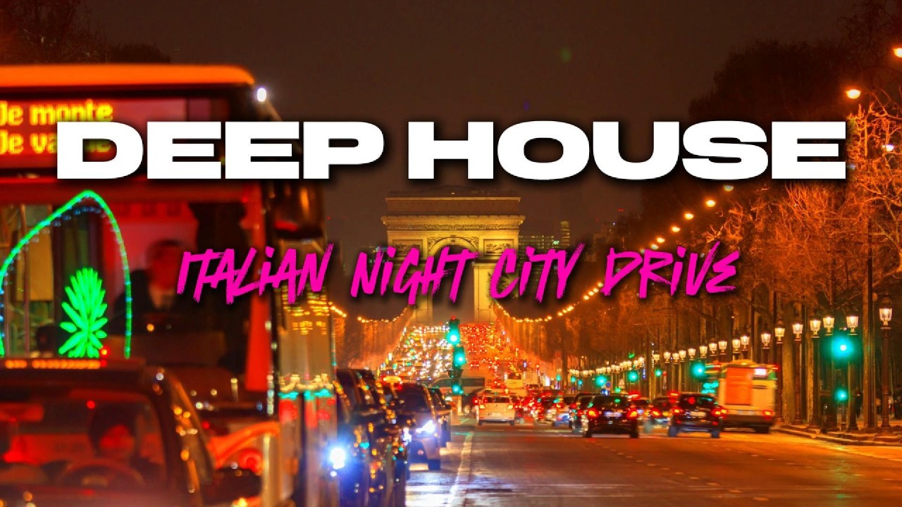 Italian Night Drive Deep House 2026 🇮🇹 Smooth Instrumental Mix (1 Hour)