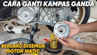 Cara Ganti Kampas Ganda Motor Nmax dan Berlaku di Semua Motor Matic | Kampas Ganda YSP