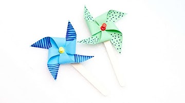 How To Create A Cool And Mini Pinwheel - DIY Crafts Tutorial - Guidecentral
