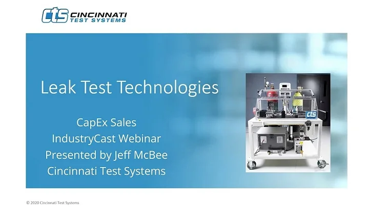 Tracer Gas Leak Testing / HVAC - CapEx Sales Indus...