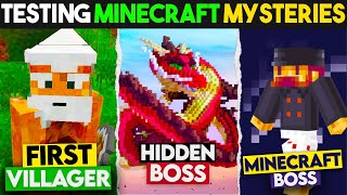 Testing *5 SECRET* Mysteries In Minecraft 😱 That Are Actually Real | Hindi