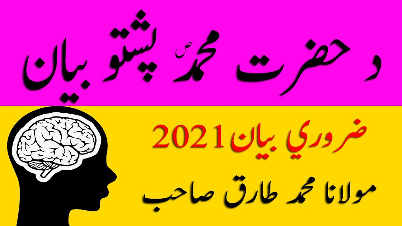 Prophet Stories In Pashto| Prophet Muhammad (SAW)  Pashto Bayan 2021 maulana Tariq Sahab Part 1