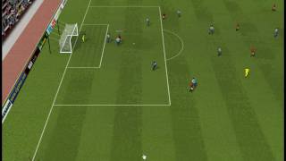 Gk scoring from a free kick in his own half - FM 10 screenshot 5