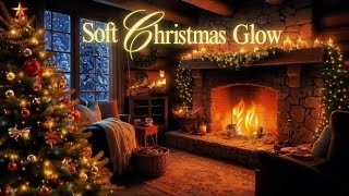 Soft Christmas Cabin Ambience – Fireplace Glow, Gentle Tree Lights & Relaxing Holiday Music screenshot 4