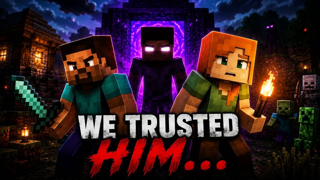 Will steve be able to save alex from Herobrine? #minecraft #minecraftshorts #gaming 