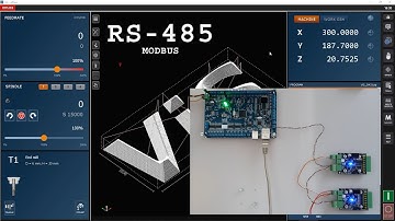 ViS CNC system - connecting modules via RS-485 interface (modbus protocol) to the ViS-A controller