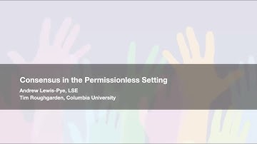 Consensus in the Permissionless Setting