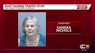 Woman arrested after being shot during traffic stop in Fort Myers