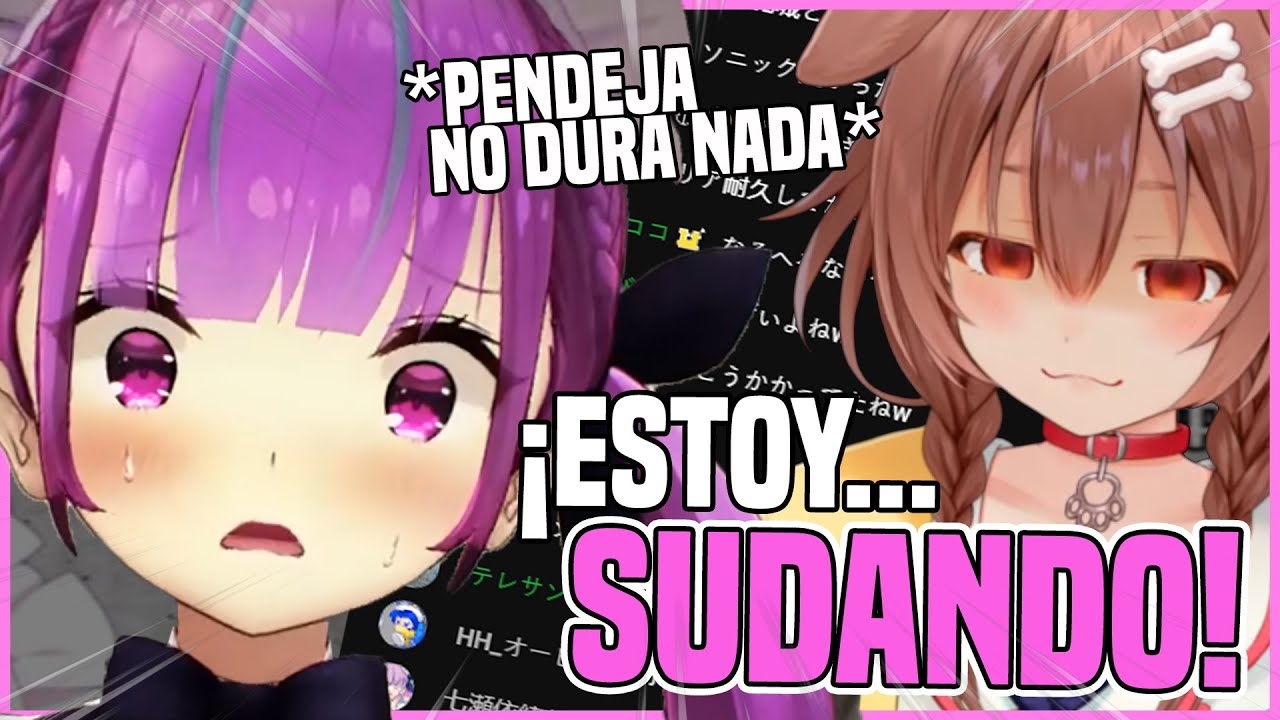 Aqukoro intentando llevarse bien por una hora -Hololive