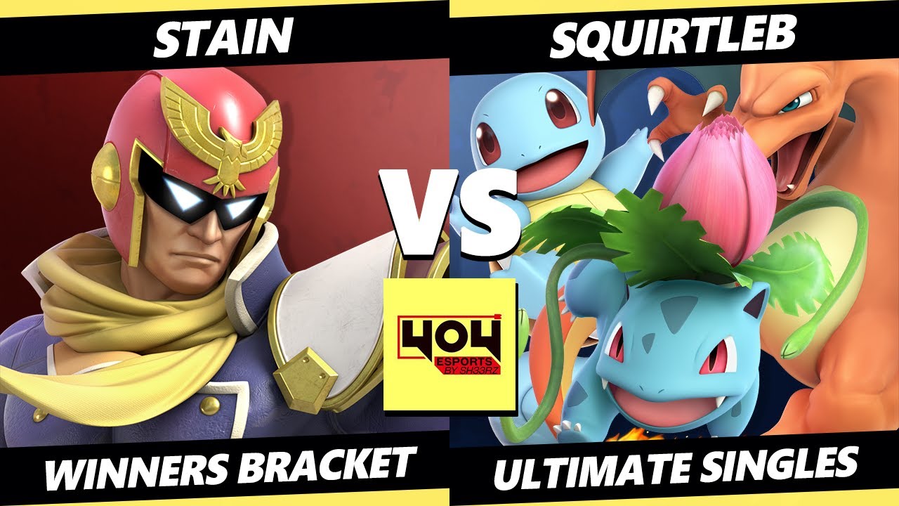 4o4 Weekly 85 - Stain (Captain Falcon) Vs. SquirtleB (Pokemon Trainer) Smash Ultimate - SSBU