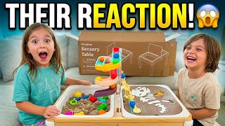 Kids React to Woodtoe Sensory Table - Best Summer Toy by Woodtoe