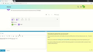 Discourse Stored Xss
