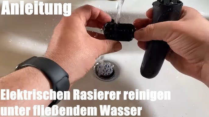 Braun Series 9 Clean & Charge Reinigungsstation benutzen Laden und  Inbetriebnahme Anleitung 