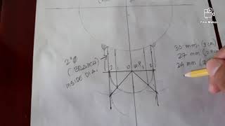 PATTERN DEVELOPMENT for PIPE SADDLE ( Part 2 )@PINOY DIY TV