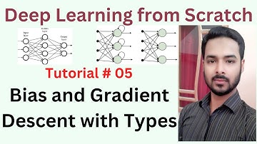 Tutorial 05: What is Bias and Gradient descent | All types of Gradient descent in Deep learning