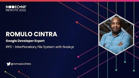 IPFS - InterPlanetary File System with Node.js - Romulo Cintra