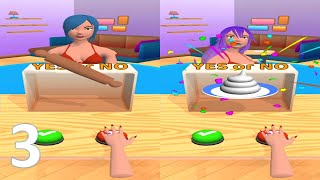 Yes or No?! 🤗❓🤮 - Gameplay Walkthrough - Tutorial (iOS,Android) New Levels #3 screenshot 4