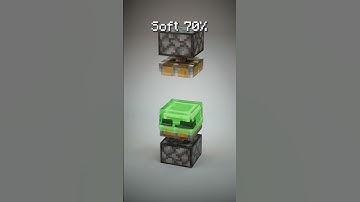 Minecraft Slime 3D Simulaiton #3dart #3danimation #satisfying #asmr #shorts