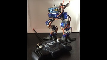 RC Biped Robot with Arduino and SG90 Servo