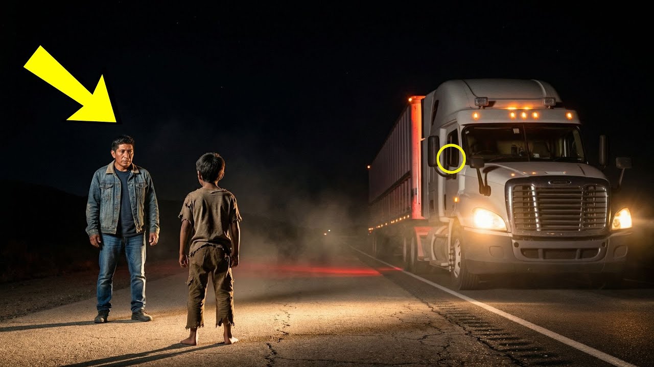Un camionero encontró a un niño huérfano caminando por la carretera y tomó una decisión arriesgada.