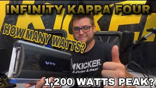 1200Watts max? Let’s find out ! Infinity Amplifier