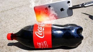 Glowing 1000 Degree iPhone 7 vs Coke, Fireworks, and more!