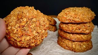 I don't eat sugar! The best carrot oatmeal cookies! A healthy dessert without gluten and sugar!