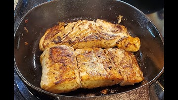 PAN Seared HALIBUT in Lemon Butter Sauce