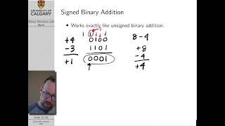 Computer Architecture Lecture 7: Binary Math