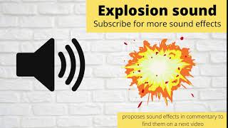 FREE Explosion Sound Effect