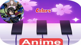 Flow - Colors ( Code Geass ) Anime Tiles : Piano Music screenshot 4