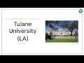 [엔디쌤tv : 미국 대학 이야기] 45번째 - 툴레인 대학교 (Tulane University : LA)