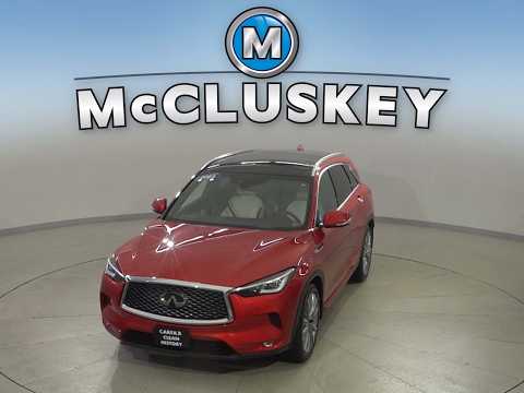 A61404HA Used 2023 Infiniti QX40 Red SUV For Sale, Review, Test Drive