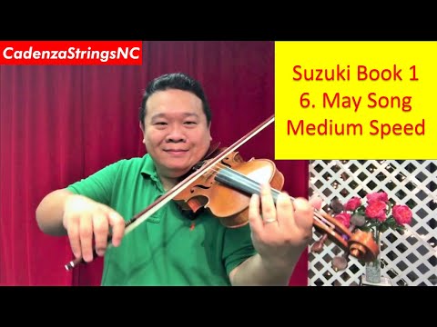 May Song | Medium Speed | Suzuki Violin Book 1