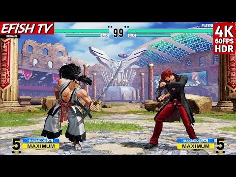 Haohmaru vs Iori Yagami (Hardest AI) - KOF XV