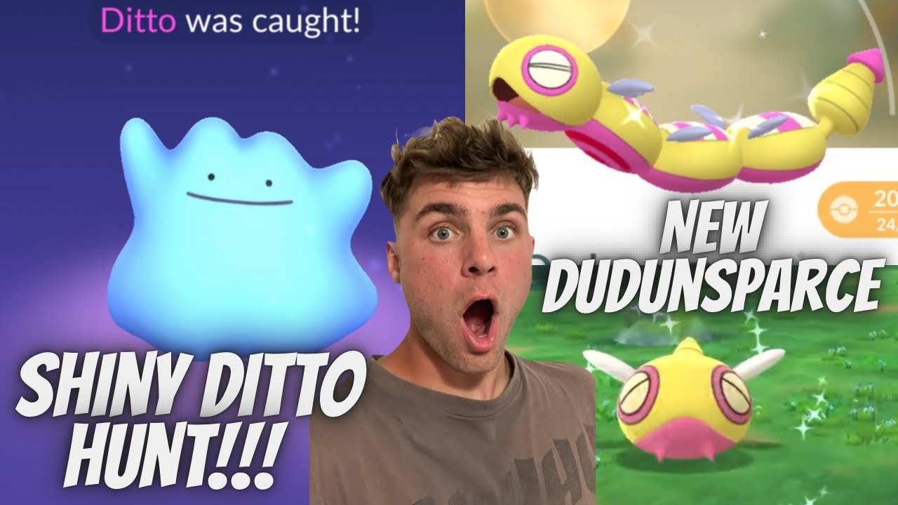 ✨ Shiny Ditto Hunt, Origin Dialga Raid Hour and NEW Dudunsparce In Pokemon Go LIVE!✨