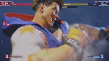 Not so optimal DP Punish, but looks cool: Luke SF6