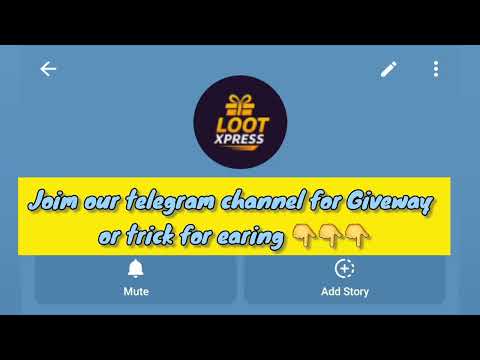 Free Redeem Code Telegram Channel Link In Description