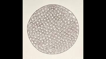 Easy Zentangle Patterns for beginners - One Minute Series - #3