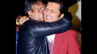 Vivek Oberoi's Birthday & Grand Masti promotion. Riteish Deshmukh Aftab Shivdasani on Pavitra Rishta