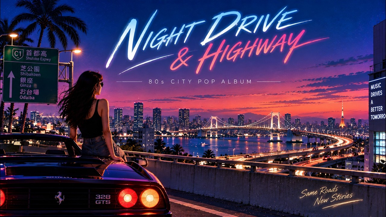 NIGHT DRIVE & HIGHWAY | 80s Japanese City Pop Album – Tokyo Night
