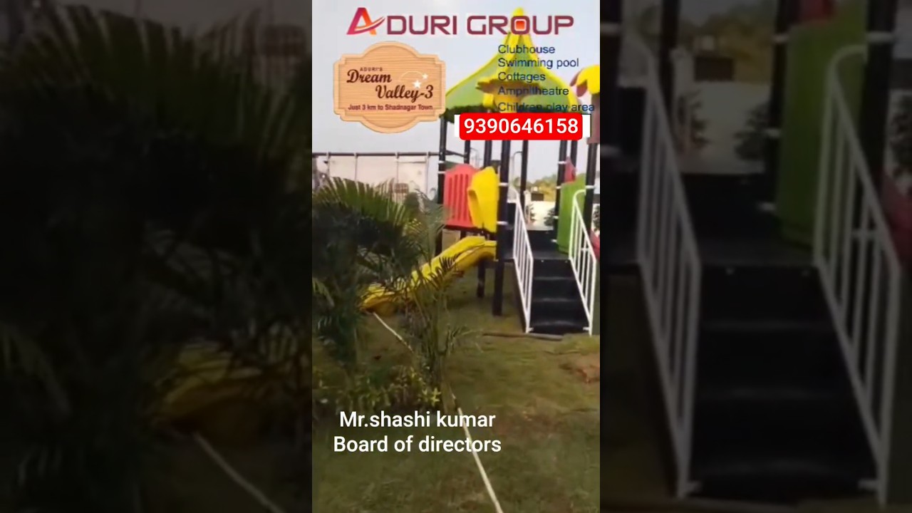 Aduri Dream vally 3 . farm plots at Shadnagar