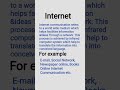 What is Internet #Basic knowledge✨💫..